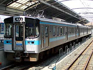 快速「サンポート」 113系 四国リニューアル車ブルーグリーン (7024) 高松